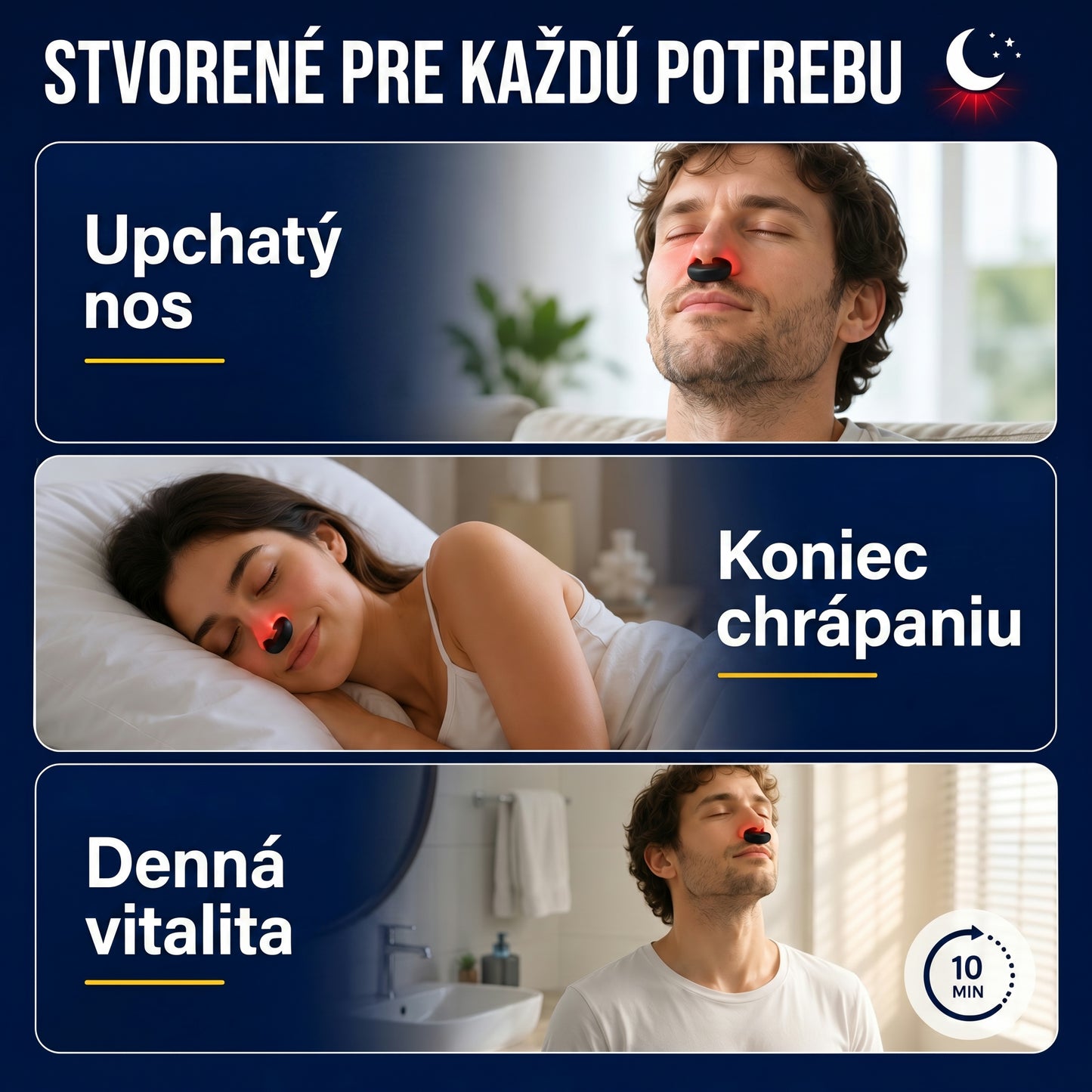 FiruTech Sinus Licht Pro – Pokojné noci bez chrápania