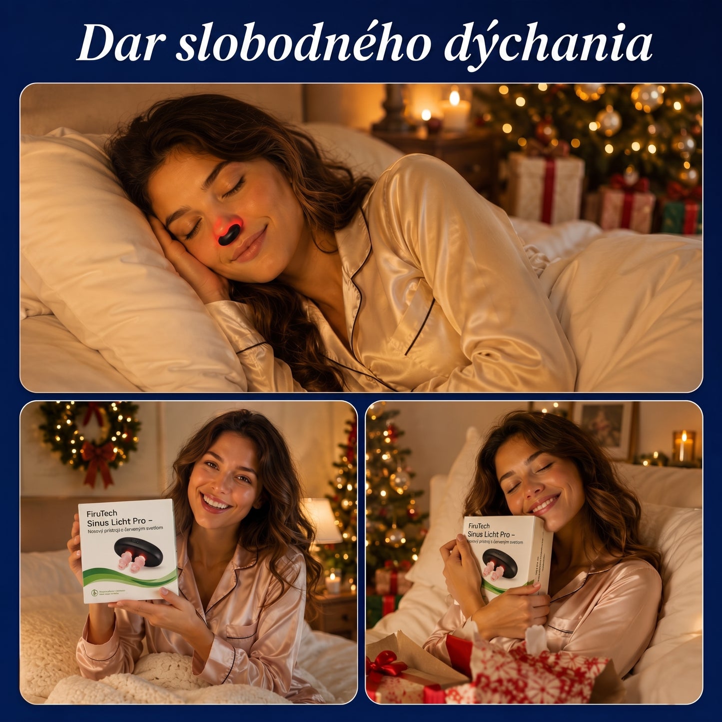 FiruTech Sinus Licht Pro – Pokojné noci bez chrápania
